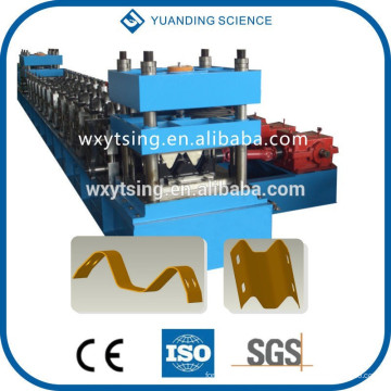 YTSING-YD-4337 Full Automatic Highway Guardrail Roll Forming Machines, Highway Guardrail Making Machine WuXi